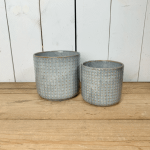 Blue/Grey Ceramic Pots